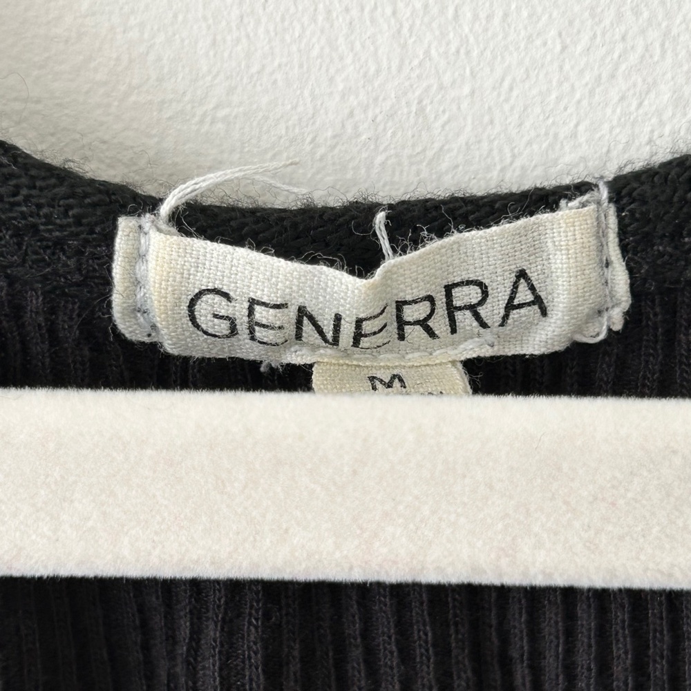 GENER R A Black Ribbed Halter Tank Top - Picture 12 of 12